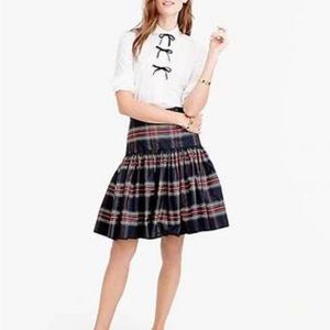 J. Crew tartan plaid skirt